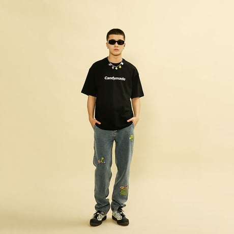 [CANDYMADE]  Candy Basic Logo Tee / Black