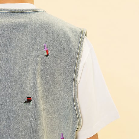 [CANDYMADE]  Candy Embroidered Vest