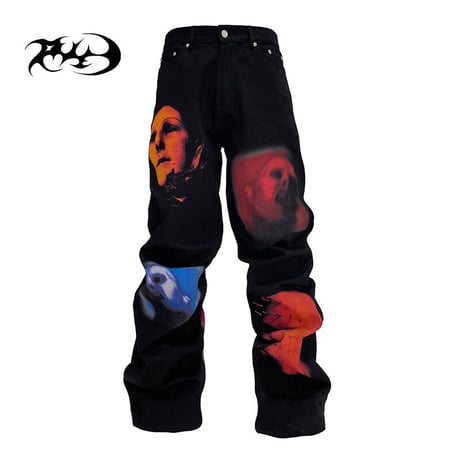 [PCCVISION] Movie Big Print Denim