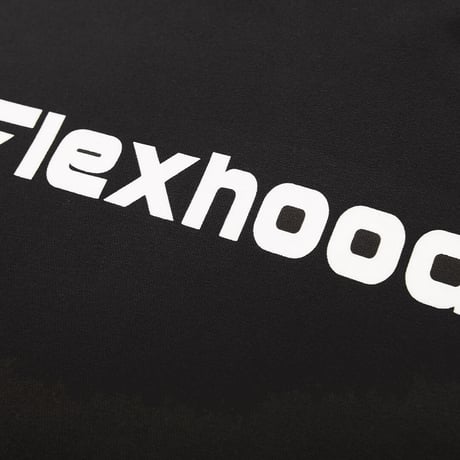 Flocked Printed Fleece Hoodie