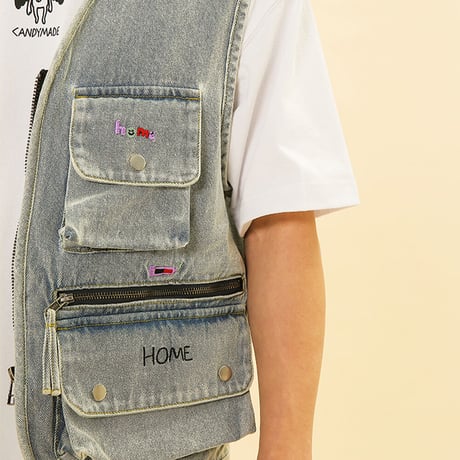 [CANDYMADE]  Candy Embroidered Vest