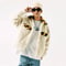 Tiger Print Patch Jacket