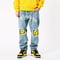 Ripped Smiley Denim