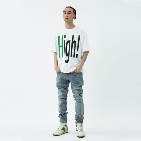 High Slogan Tee