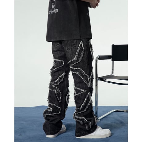 Star Busting Flared Denim
