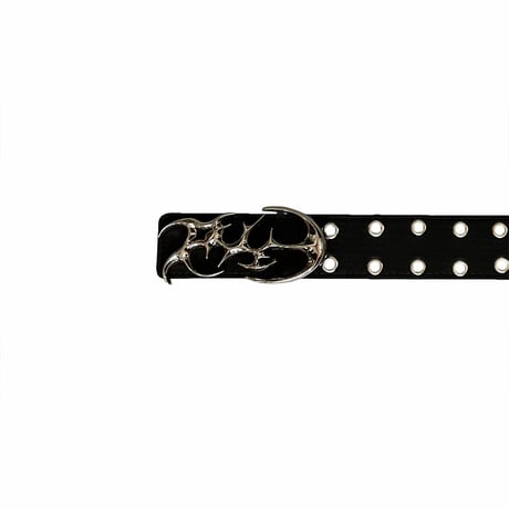 [PCCVISION] Detachable Logo Studded Belt Set