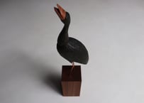 鳥の木彫（苔むす木工）