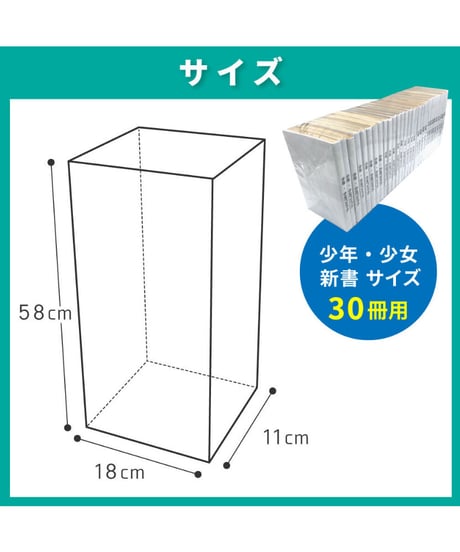 ※廉価版※【20枚入り】少年、少女コミック・新書サイズ約30冊用★スプラータ★セット本梱包資材（掲載写真内の本は付属しません）