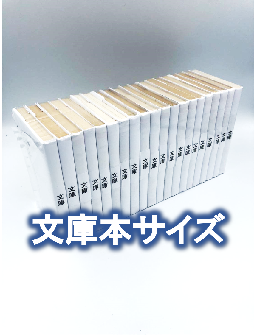 廉価版※【100枚入り】文庫サイズ約20冊用☆スプラータ☆セット本梱包