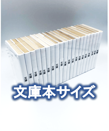 【100枚入り】文庫サイズ約20冊用★スプラータ★セット本梱包資材（掲載写真内の本は付属しません）