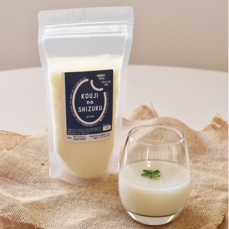 送料込] 腸活甘酒KOUJI NO SHIZUKU(3種より選べる 計12個)【SAKURA