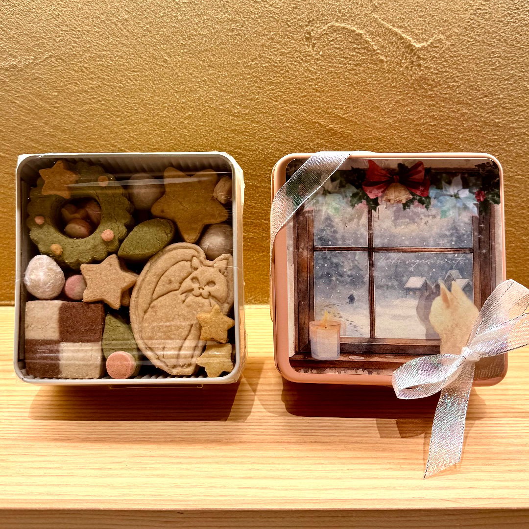 送料込]クリスマス缶 大(8種)【Naki vegan sweets】 | コネクト大阪｜大