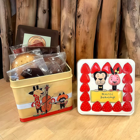[送料込] 人気商品詰め合わせ(動物ギフト缶)【CHOCO FOREST】