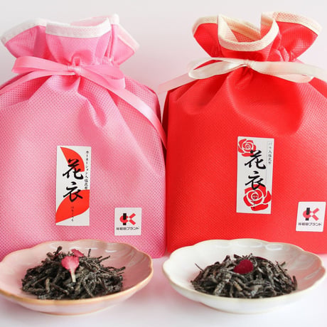 [送料込] ＜絹糸塩昆布1袋を追加でプレゼント＞Hana塩昆布 巾着袋入り(2種 計4袋)【鳥居商店】