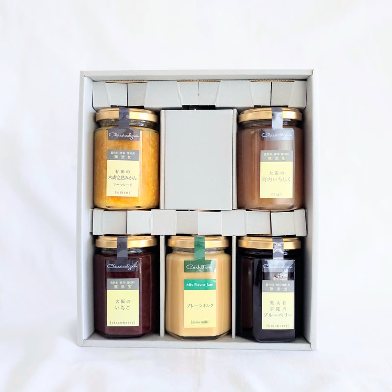 送料込]果実商がつくる厳選素材のジャムセット(5種 5本)【千総