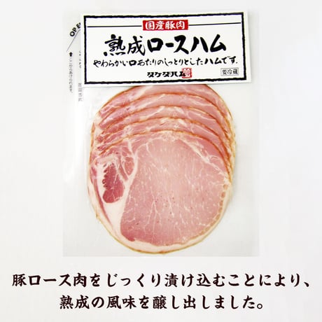[送料込]国産豚肉使用 ハム 4点セット 390g【タケダハム】