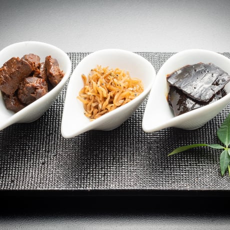 [送料込]大和煮 3種詰め合わせ(トロまぐろ大和煮・ちりめん山椒・昆布大和煮)【江戸三・大和屋】
