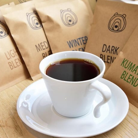 [送料込]スペシャルティコーヒー「くまとりブレンド」ドリップバッグ(5袋)【BEARCOFFEE】