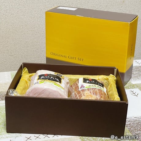 [送料込]大阪産(もん) 熟成ロースハム・直火焼 焼豚セット【タケダハム】