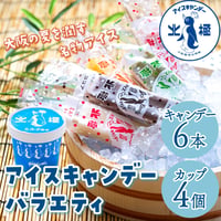 [送料込]北極 アイスキャンデー6本+カップアイス4個「バラエティセット」【北極】