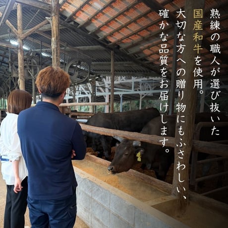 [送料込]お肉のブーケ～ふじ～(国産和牛・国産豚650g・約3～4人前)【白雲台】