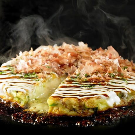 [送料込]千房 お好み焼 大阪名店の味 チーズねぎ焼 (10枚)（DMN10）【千房】