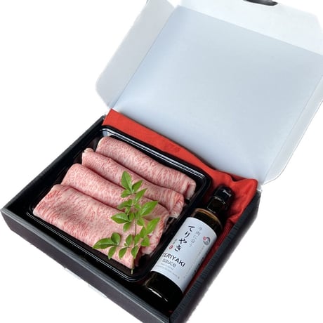 [送料無料] 牛肉ギフト 「山形牛 特上サーロイン」すき焼き用(600g 6～7人前)＆オリジナルソース(1本) 【肉匠　逢喜の郷】