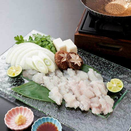 [送料込]鮮度抜群の国産鱧をお届け「鱧しゃぶしゃぶ鍋セット」(2人前)【湯木】