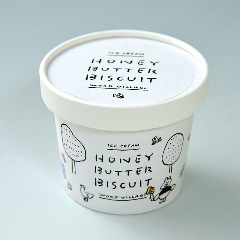 送料込]熊取町のはちみつたっぷりハニーアイス(6個)【wood village