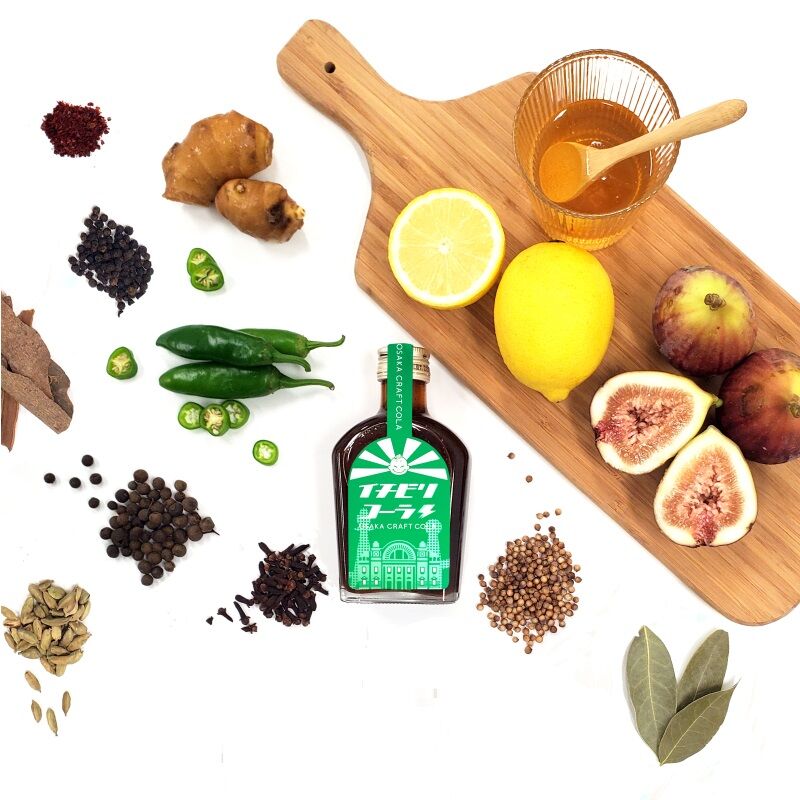 送料込]大阪発のクラフトコーラ 「イチビリコーラ #2緑ボトル」(希釈用