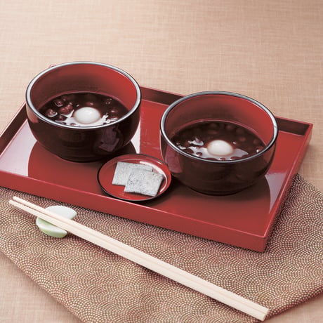 [送料込] 夫婦円満・恋愛成就 法善寺横丁の名物「夫婦善哉」(2p×2箱  計4パック）【夫婦善哉】