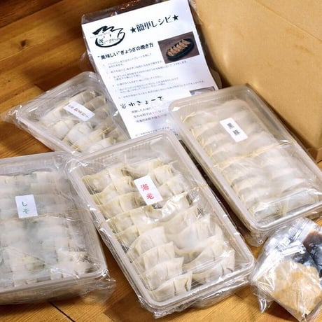 [送料込]パーティや贈り物におすすめ！詰合せ餃子セット (4種 各18個)【ぎょーざやさん】