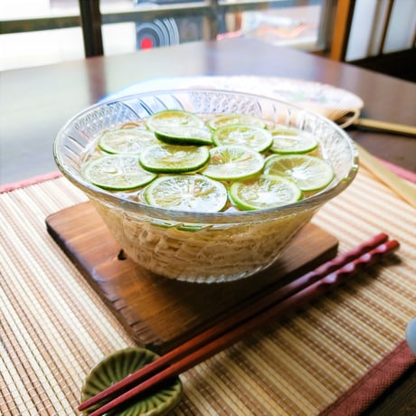 [送料込]すだちそば(2食)【総本家浪花そば】