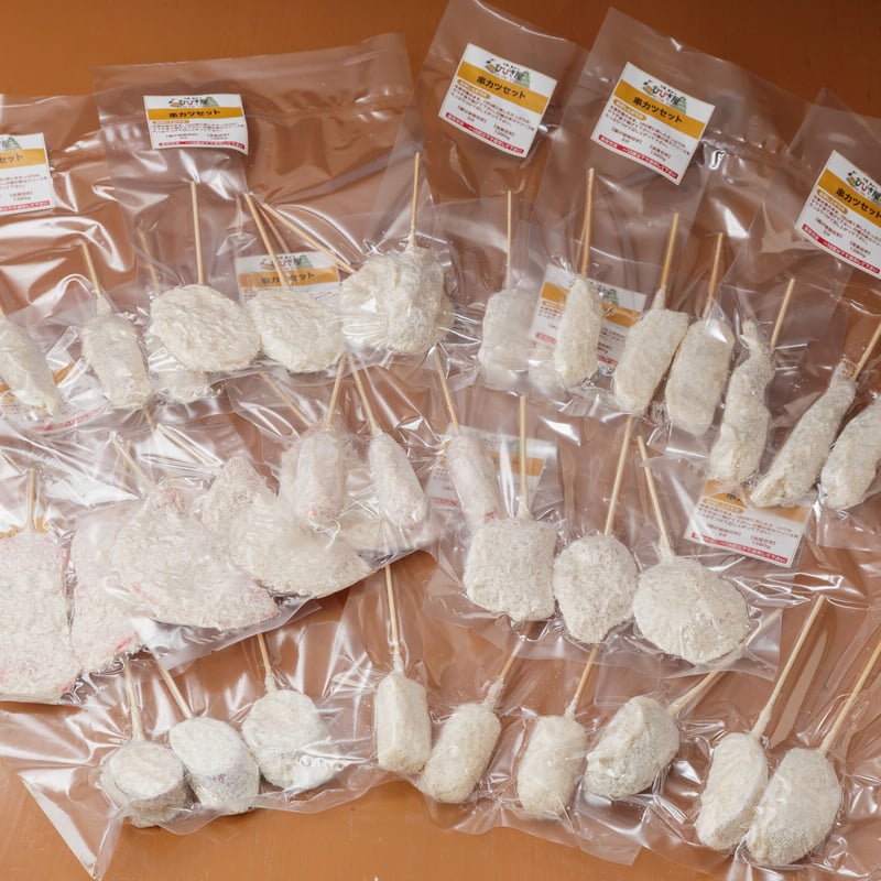 送料込]お子様にも大人気！ 串かつ(30本)・顔が隠れる？BIGなもも1枚