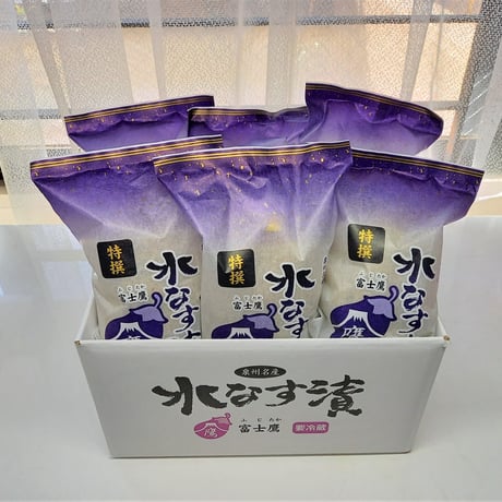[送料込]泉州水なす ぬか漬け 特撰水なす漬(6個)【富士鷹】