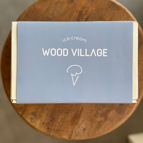 [送料込]熊取のアイスクリームBOX(6種)【wood village】