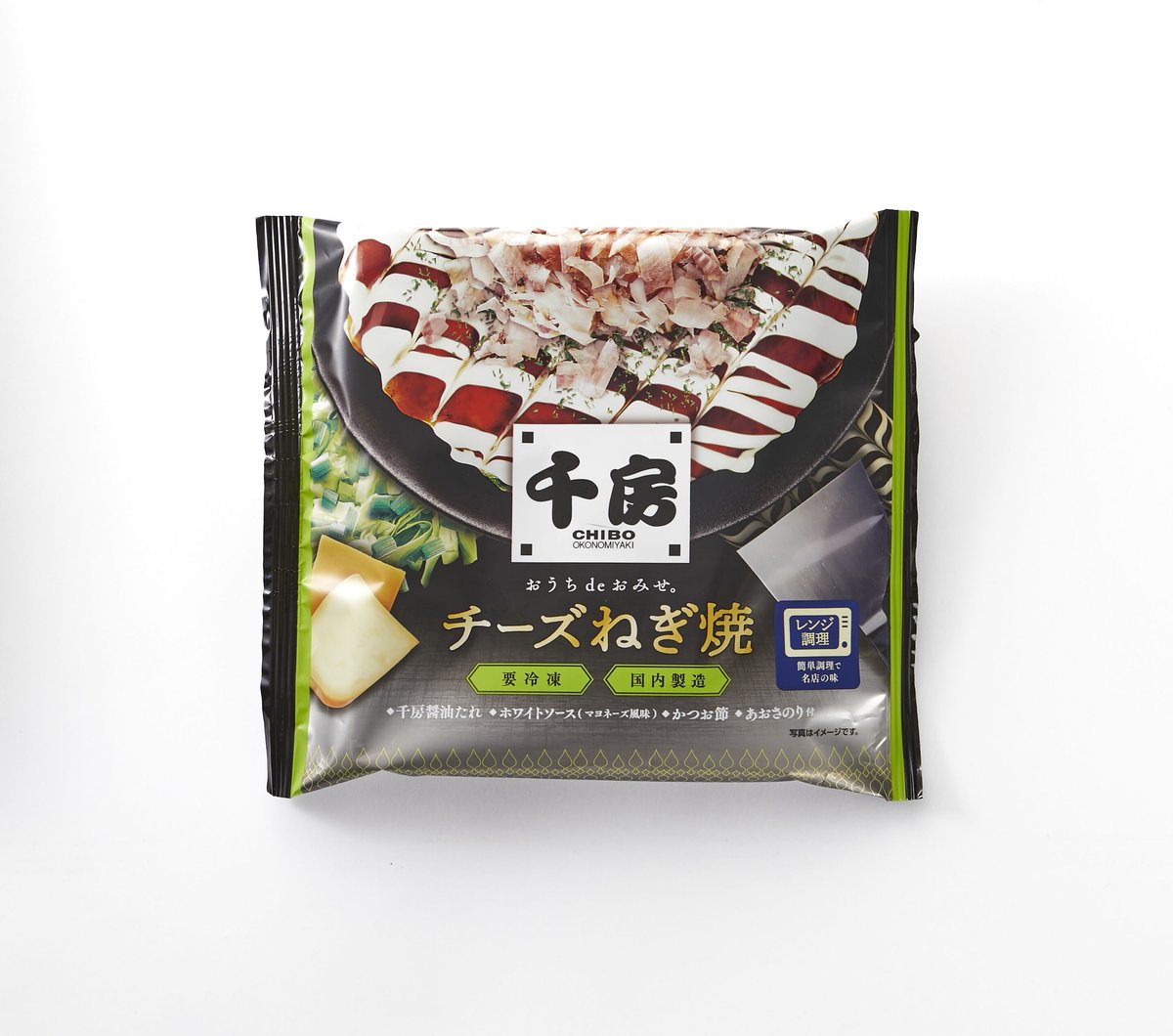 送料込]千房 お好み焼 大阪名店の味 チーズねぎ焼 (10枚)（DMN10