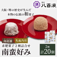 [送料込]南蛮好みセット(2種 計20個)(NBK-3)【菓匠 八百源】