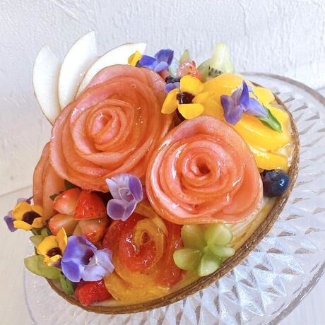 [送料込]バースデーやイベントに　世界に１つの『オーダーキッシュ』(5号)【FlowerQuiche】