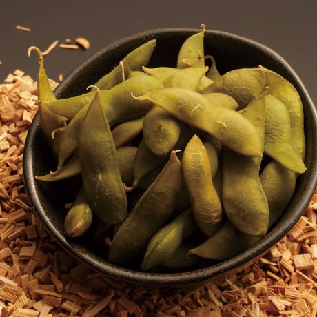 [送料込]サーモンギフトA(スモークサーモン100g×2パック・燻製茶豆80ℊ×2袋)【大市珍味】