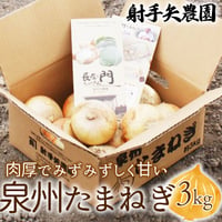 [送料込]泉州たまねぎ (3kg)【射手矢農園】