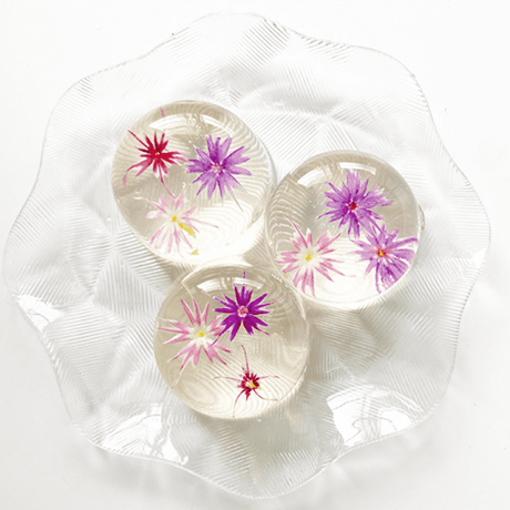 [送料込] カラフルで美しい伝統菓子 フラワー錦玉(6個)【御菓子司つくし】