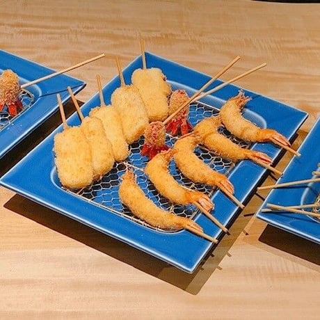 [送料込]串かつ凡のパーティセット(8種 計40本)【串かつ凡】