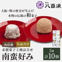 [送料込]南蛮好みセット(2種 計10個)(NBK-1)【菓匠 八百源】