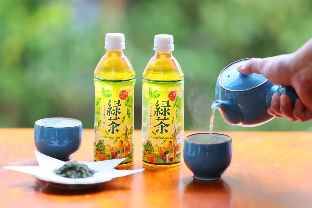 送料込]つぼ市製茶本舗監修 大阪ブレンド 緑茶(500ml×24本