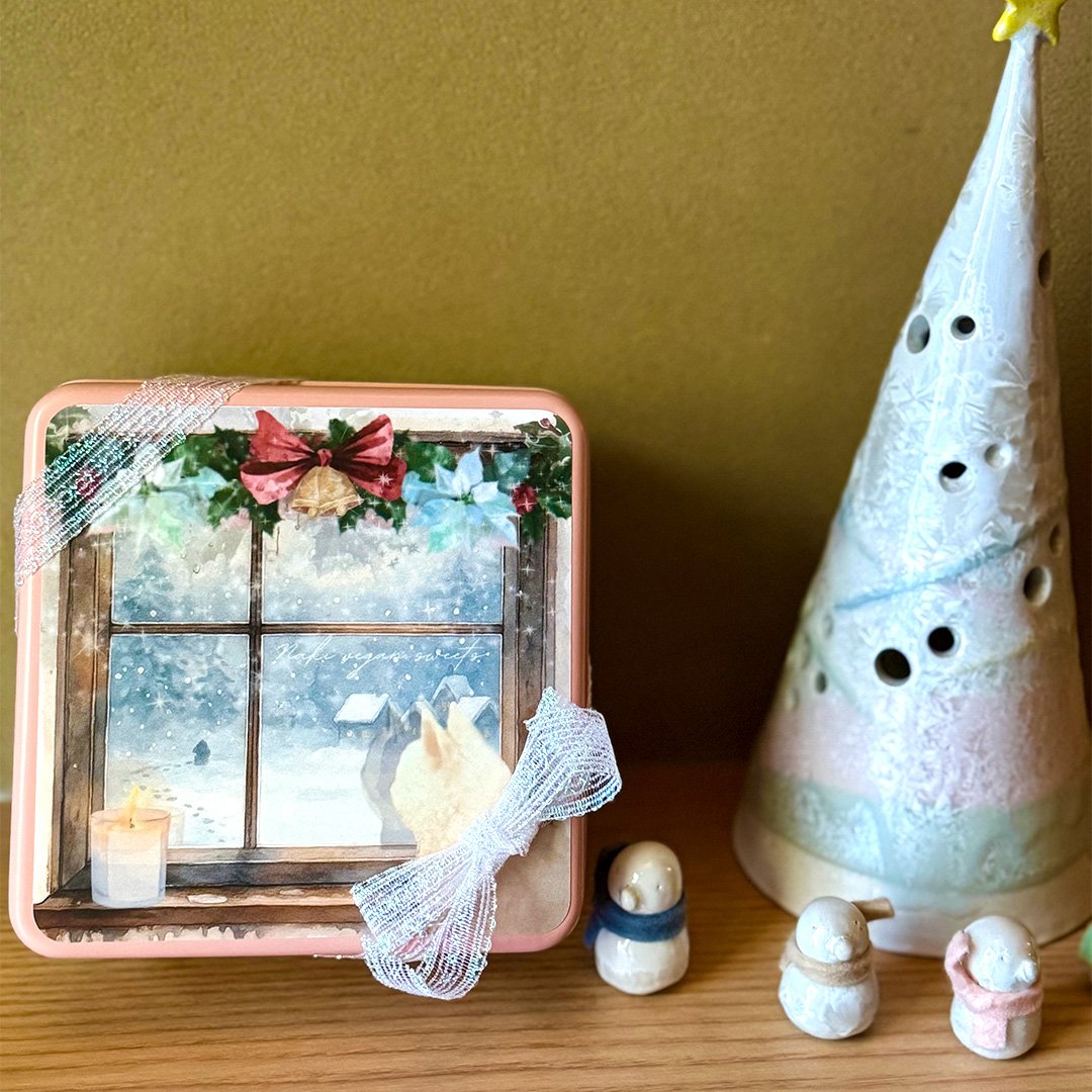送料込]クリスマス缶 大(8種)【Naki vegan sweets】 | コネクト大阪｜大