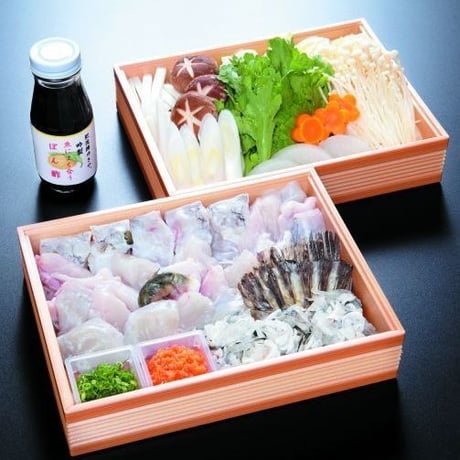 [送料込]国産とらふぐ「てっちり鍋」(2人前)【湯木】