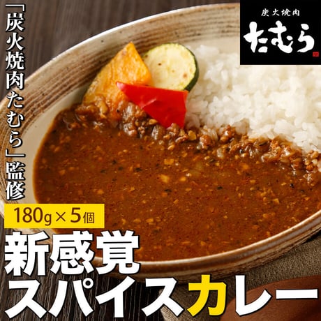 [送料込]炭火焼肉たむら 新感覚のスパイスカレー5個 S920005【たむら】