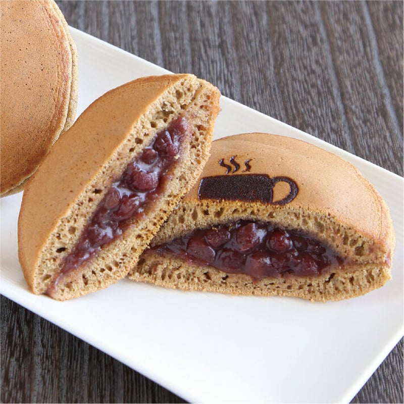 送料込]コーヒー生地のどら焼き『コーヒーあかつき』(8個)(C08)【呼人