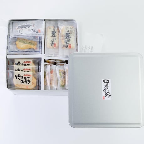 [送料込] 愛情込めて作るまじめなあられ 四季の味 中缶(430g)【あられ処 仁の蔵】